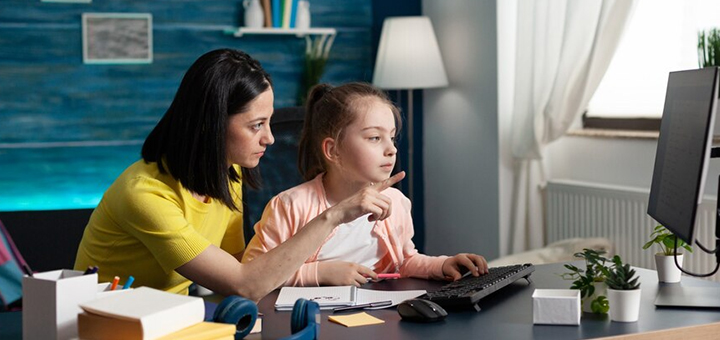 learning from home online education